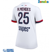 Paris Saint-Germain Nuno Mendes #25 Gostujuci Dres za Ženska 2025-26 Kratak Rukav